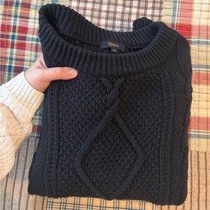 Quince Charcoal Cowl Neck Sweater